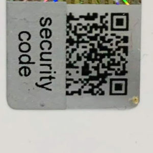 <b>3D</b> Holographic Anti-Counterfeit PET Material Logo <b>Sticker</b> for Mobile Phones Earphones Camera Computer-Scratch-Off Barcode - Product Image 1
