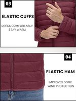 Veste matelassée pliable pour homme, fermeture éclair, résistante à l'eau, manteau d'hiver, style streetwear, vêtement thermique décontracté pour l'extérieur, 300g+