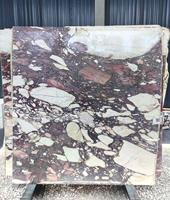 Dalles de marbre Breccia Vagli Violetta, marbre italien de luxe à veines violettes pour comptoir de cuisine et mur d'accentuation