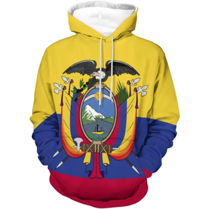 Otoño nuevos hombres de alta calidad sudaderas con capucha y sudaderas pulóver Casual suelto ajuste múltiples bolsillos estampado patrón cuello con capucha - Product Image 1