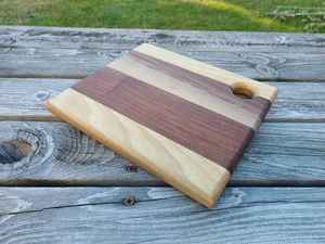 Herramienta de utensilios de cocina Tabla de cortar de madera de mármol Tabla de cortar Chopper Plato de queso Artesanía natural - Product Image 2