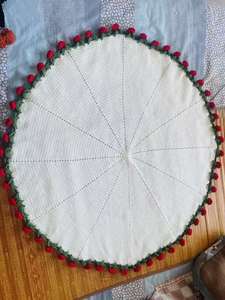 Crochet Cozy <b>Blanket</b> Chunky Yarn Floral Scarf Woven Ice Wool <b>Throw</b> <b>Knitted</b> Shawl Crochet Quilt Carpet Bedspread Braided <b>Blanket</b> - Product Image 6