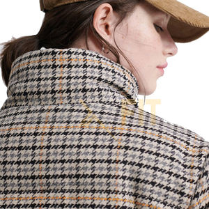 Blousons matelassés personnalisés pour femmes, couleur personnalisée, imperméables, coupe-vent, respirants, en toile imprimée, design de haute qualité - Product Image 6