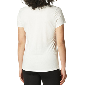 T-shirt en polyester uni pour femmes en gros, commande en vrac, t-shirt doux à séchage rapide, t-shirt personnalisé en mélange de polyester pour femmes - Product Image 5