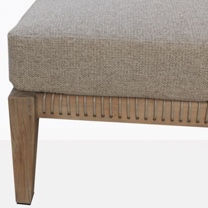 เก้าอี้ออตโตมัน anteraja ทำจากไม้สักกลางแจ้งและวิลล่าจากอินโดนีเซีย - Product Image 3