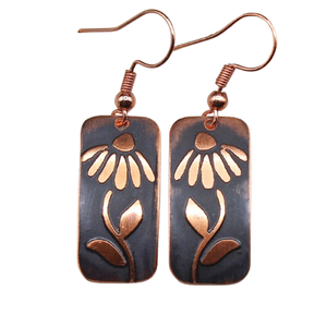 <span class=keywords><strong>Legnica</strong></span> Jewelry Festival può 2025 martellato Patina in ottone orecchini a cerchio per abito nero flapper orecchini a foglia stratificata - Product Image 3