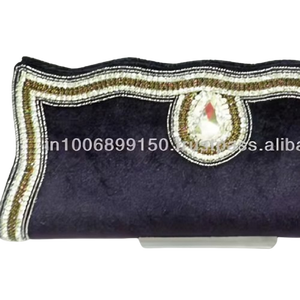 Bolso de mano de noche con cuentas de alta calidad de lujo con patrón de piedra Bolso de fiesta de moda para bodas - Product Image 1