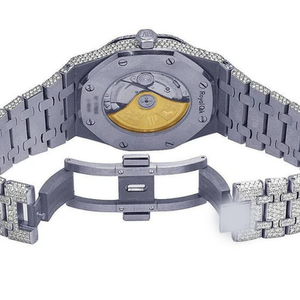 IGI Certified VVS Moissanite Diamond Watch para hombres Estilo Hip Hop Iced Digital <span class=keywords><strong>Display</strong></span> Función de fecha Caja de acero Reserva de energía - Product Image 4