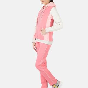 Ensemble de survêtement décontracté pour femmes, automne, fermeture éclair, uni, respirant, 2 pièces, vêtements d'entraînement, coupe régulière, avec logo personnalisé - Product Image 6