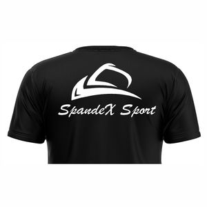 Logo personnalisé imprimé T-shirt pour homme 100% Polyester/coton Tissu tricoté Logo imprimé par sublimation - Product Image 5