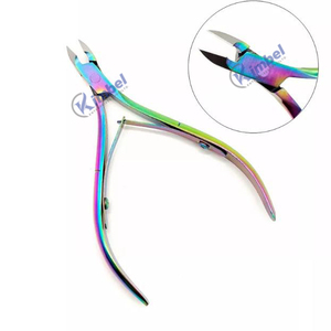 Direct Factory Supply Professional Double Spring <b>Cuticle</b> Nail Nippers Bulk Stainless Steel Manicure Tool Ingrown Finger Use - Product Image 5