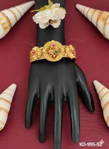 Rajwadi polaco antiguo Kada pulsera india tradicional hecha a mano joyería étnica para mujeres accesorios reales Vintage - Product Image 5