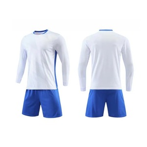 High Quality Men Long Sleeve Soccer Jersey <b>Set</b> Adult Football Uniform Boy Customized Color Custom Logo Custom Design Soccer - Product Image 4