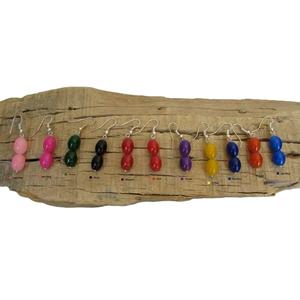 Pendientes colgantes con cuentas de Lucite de resina ligera a la moda, joyería de moda para mujer - Product Image 1