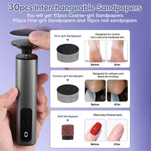 Nuovo strumento elettrico per Pedicure per la cura del piede USB ricaricabile per rimozione calli per piedi pelle morta esfoliante smerigliatrice Peeling - Product Image 5
