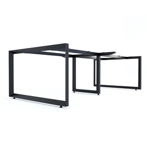 โต๊ะประชุมอุตสาหกรรม 240x120 ซม. ขาเหล็กทรงสามเหลี่ยม รุ่น Trian II ระบบ HCTG024 - Product Image 2