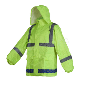 Vente directe d'usine de combinaisons de pluie légères haute visibilité pour motos - Product Image 3