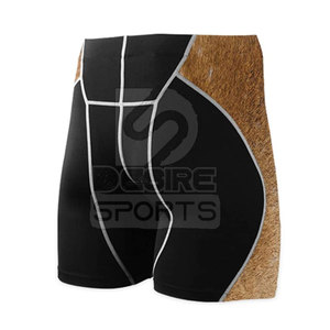 Shorts de compression respirants en toile écologique pour homme, taille personnalisée, haute qualité, vêtements de sport streetwear - Product Image 4