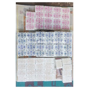 Indian Most Famous Marble Product Available In Low Price Pure White Marble Inlay Box With MOP <b>Top</b> Product For Home Decoration - Product Image 4