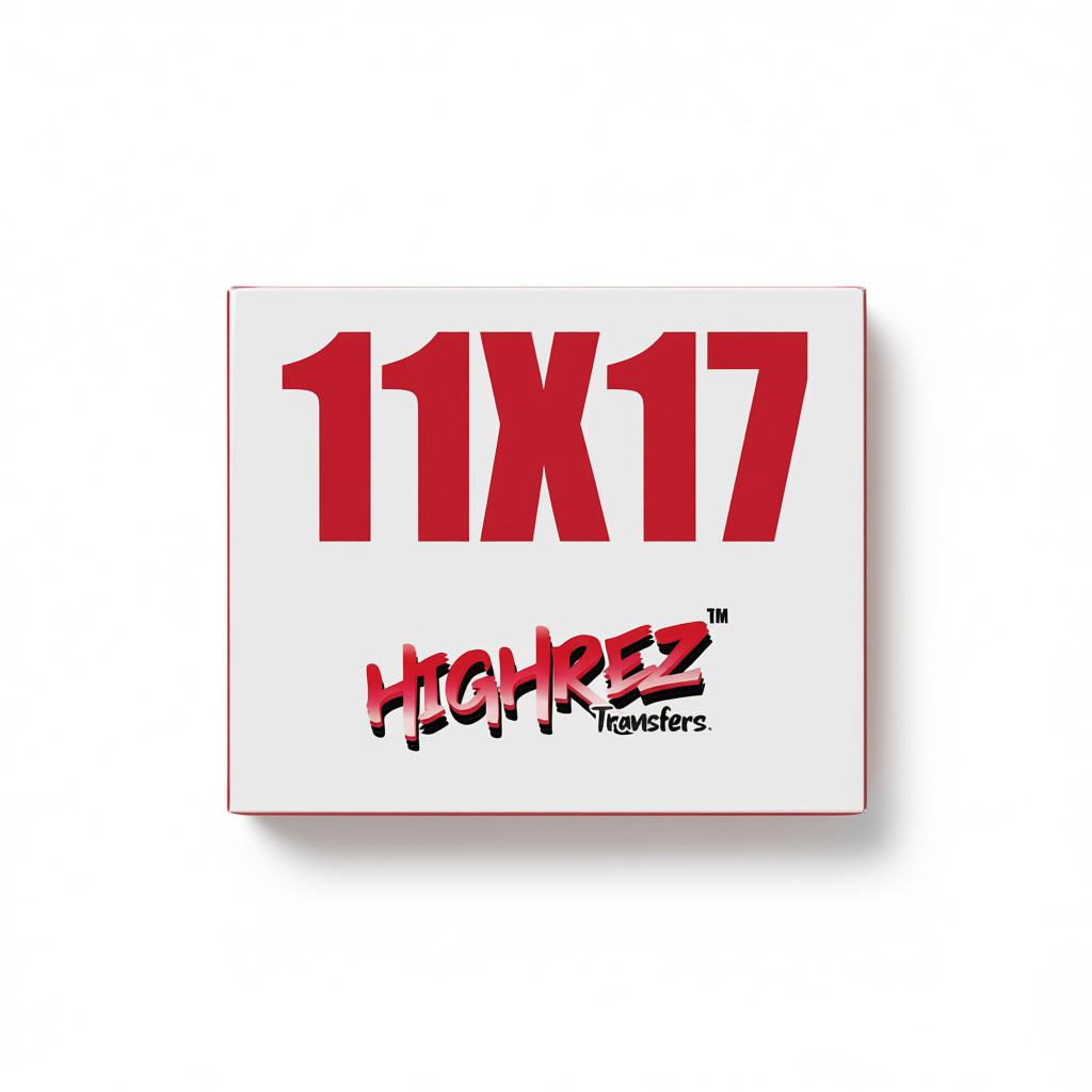 HighRez SUBLIMATION Transfers 11"x17" Transfer Paper & Film