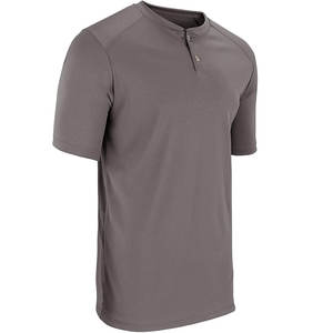 เสื้อเจอร์ซีย์เล่นกีฬาเสื้อกีฬาคอวีมีกระดุมแนววินเทจสำหรับผู้ชาย - Product Image 1