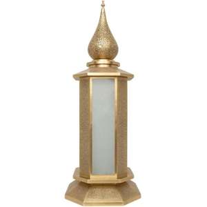 โคมไฟโมร็อกโกสุดหรู ของตกแต่งบ้านสำหรับเดือนรอมฎอน โคมไฟแขวน โคมไฟใยแก้ว โคมไฟตกแต่งสไตล์ใหม่สำหรับวันอีด - Product Image 1