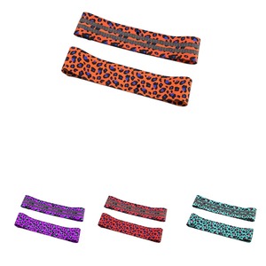 Bande de résistance en coton avec logo personnalisé pour l'entraînement des fessiers, des hanches et des cuisses, bande en tissu avec design par sublimation pour la salle de sport et le fitness - Product Image 5