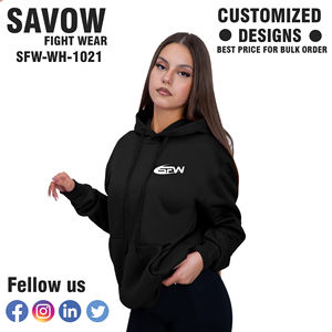 Femmes surdimensionné 100% coton pull à capuche imprimé Streetwear polaire vestes décontracté hiver mode avant Logo sweats - Product Image 5