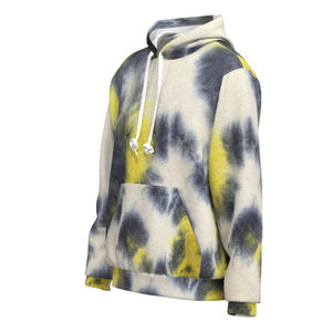 Nouveau dernier style de couleur unie Tie Dye Hoodies personnalisé respirant Basics coton mélangé prix de gros Tie Dye Hoodies - Product Image 3