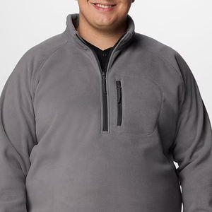 Sudadera para Hombre con Corte Clásico para Pedidos al por Mayor, Sudadera Deportiva Transpirable para Hombre / Mangas Completas con Diseño de Cuello con Cremallera - Product Image 2