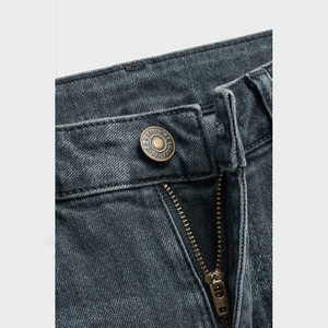 กางเกงยีนส์ทรงสลิมฟิตสำหรับผู้ชาย ใส่ได้ทั้งฤดูใบไม้ผลิและฤดูใบไม้ร่วง ทันสมัย ระบายอากาศได้ดี สไตล์ลำลอง แฟชั่นเข้าได้กับทุกชุด กางเกงขายาว ขายส่ง รับสั่งทำ - Product Image 4