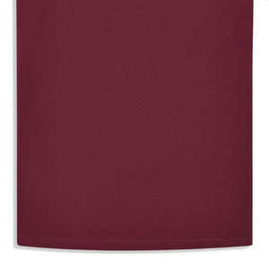 100% algodón de alta calidad ecológico hombres Casual patrón sólido granate liso teñido Piqué para diseño de camisa Polo - Product Image 3