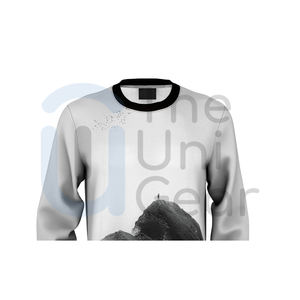 Sudadera de Cuello Redondo para Hombre, Corte Regular, Logotipo Personalizado, Forro Polar Sólido de Invierno, Transpirable, Sudadera con Capucha Unisex - Product Image 2