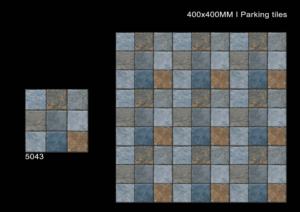 Carreaux de porcelaine haute résistance pour extérieur 400x400 mm, finition mate, pour zones de stationnement, terrasses et allées. - Product Image 4