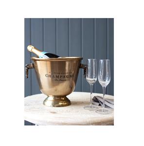 Customize Party Metal Aluminum Casted <b>Champagne</b> Wine <b>Bucket</b> With Ring Handles Metal Decoration Stand Ice <b>Bucket</b> for Sale - Product Image 6