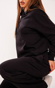 OEM Pantalon de survêtement en coton polyester de haute qualité pour femmes Palazzo à jambes larges Pantalon baggy uni OEM pour femmes - Product Image 6