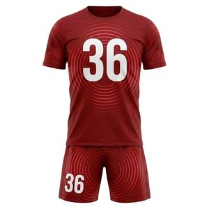 Tenue de football personnalisée par sublimation, ensemble maillot et short noir Labyrinth 100% polyester à séchage rapide, vente en gros - Product Image 6