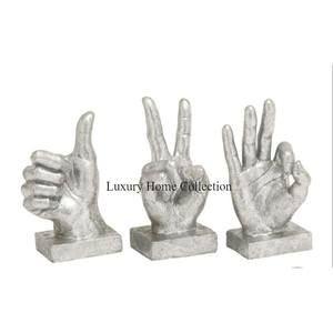 รูปปั้นประดับโต๊ะกลางโต๊ะในร้านอาหารและคาเฟ่ทำจากอลูมิเนียมเคลือบทองหล่อดีไซน์แบบครึ่งเปลือกกล้วย - Product Image 6