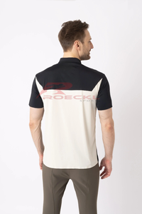 Chemises d'équitation pour hommes en gros sur mesure de haute qualité tissu de coton stretch vêtements équestres adaptés à la formation en gros - Product Image 2