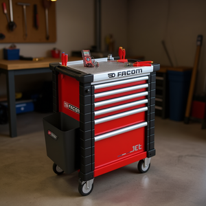 ถังขยะด้านข้างขนาด 25 ลิตร ยี่ห้อ Facom สำหรับตู้เก็บเครื่องมือ - Product Image 3