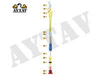 Nuevo Sistema de Bebederos para Pollos y Conejos, Bomba con Boquilla de Plástico para Uso en Granjas, Modelo AYTAV 302101, 1 Año de Garantía, 38x68cm