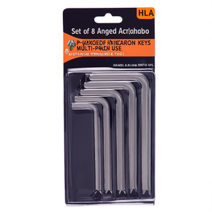 Juego de 8 Llaves Hexagonales Anguladas para Uso Multipropósito, Herramienta Duradera y Versátil - Product Image 3