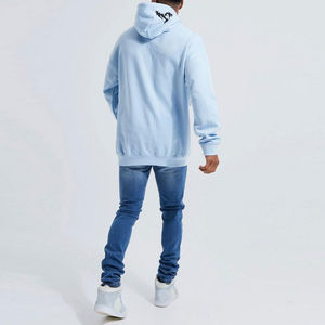 Sudaderas con capucha con estampado de soplo para hombre mezclado de algodón personalizado de calidad profesional Sudaderas con capucha con estampado de soplo de calle para hombre - Product Image 6