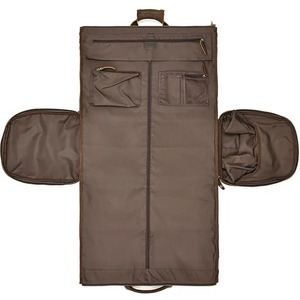 Bolsa de lona de cuero genuino de lujo para ropa con organizador de trajes, compartimento para zapatos, Weekender de viaje, portátil de gran capacidad para hombres - Product Image 5