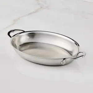 Casserole en aluminium gravée de roses romantiques, finition platine brillante, élégante, pour la fête du Nouvel An, la Saint-Valentin, revêtement émaillé, compatible four - Product Image 1