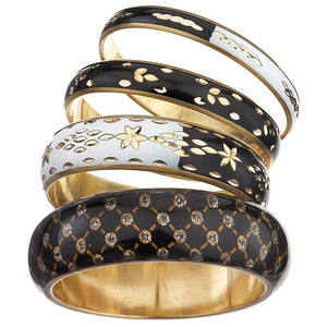 Bracelet artisanal tendance multicolore de style vintage, poli à haute brillance, avec un toucher antique - Product Image 3