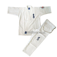 Top qualité 8oz Kyokushin karaté uniforme enfants et adultes Gi Arts martiaux uniforme unisexe coton toile