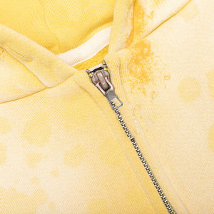 400 GSM เสื้อมีฮู้ดสำหรับผู้ชายผ้าฝ้าย100% โอเวอร์ไซส์ฟอกสีแดดแบบกำหนดเอง - Product Image 6