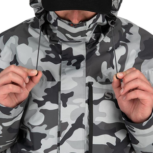 Chaqueta Impermeable de Lona 100% Algodón para Hombre, Personalizada, de Alta Calidad, Transpirable, de Secado Rápido, Informal, para Invierno, con Diseño Impermeable - Product Image 4