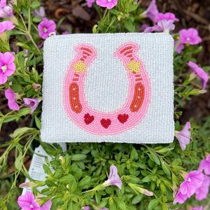 Monedero de Cuentas de Semillas, Bolso de Mano Completamente Adornado con Cuentas, Monedero de Monedas con Diseño de Balón de Fútbol para Mujer - Product Image 4